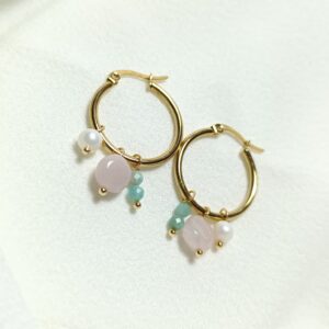 Pendientes "Amazonita"